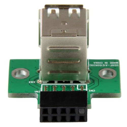 2 Port USB Motherboard Header Adapter - Achat / Vente sur grosbill-pro.com - 3