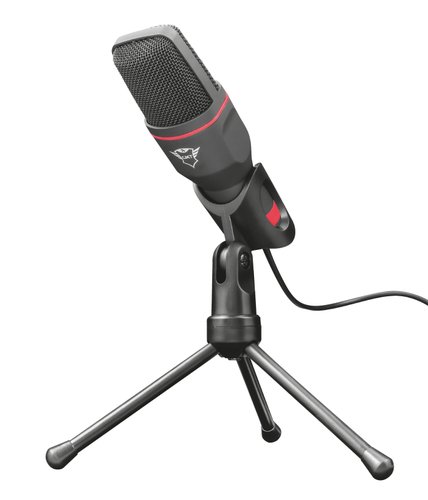 Trust Microphone Streaming Mico - Noir/USB/3,5mm/Trépied (23791) - Achat / Vente Accessoire Streaming / Vlogging  sur grosbill-pro.com - 2