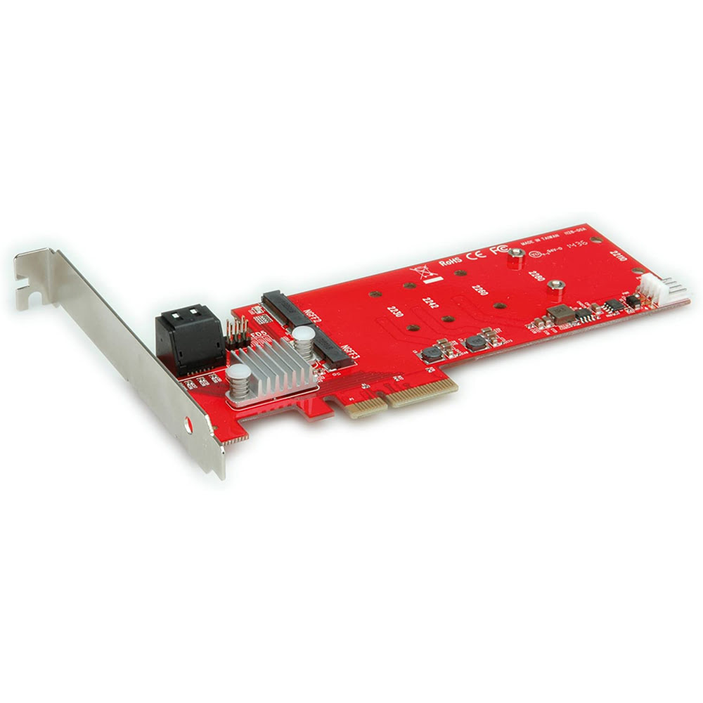 PCI-Express 4x - 2x M.2 NGFF RAID +2x SATA - Carte contrôleur - 0