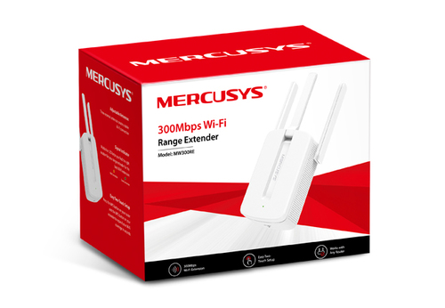 Mercusys MW300RE - Wifi N300 - Blanc  - grosbill-pro.com - 2