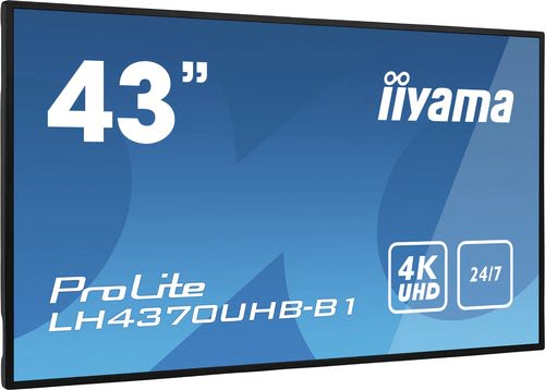 Iiyama LH4370UHB-B1 (LH4370UHB-B1) - Achat / Vente Affichage dynamique sur grosbill-pro.com - 2