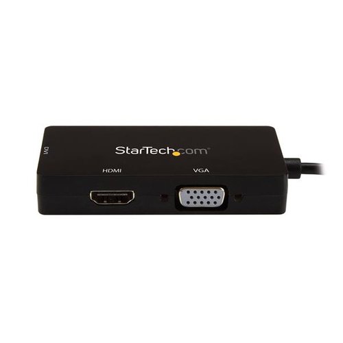 StarTech.com 3-in-1 USB-C VGA DVI/HDMI - Achat / Vente sur grosbill-pro.com - 2