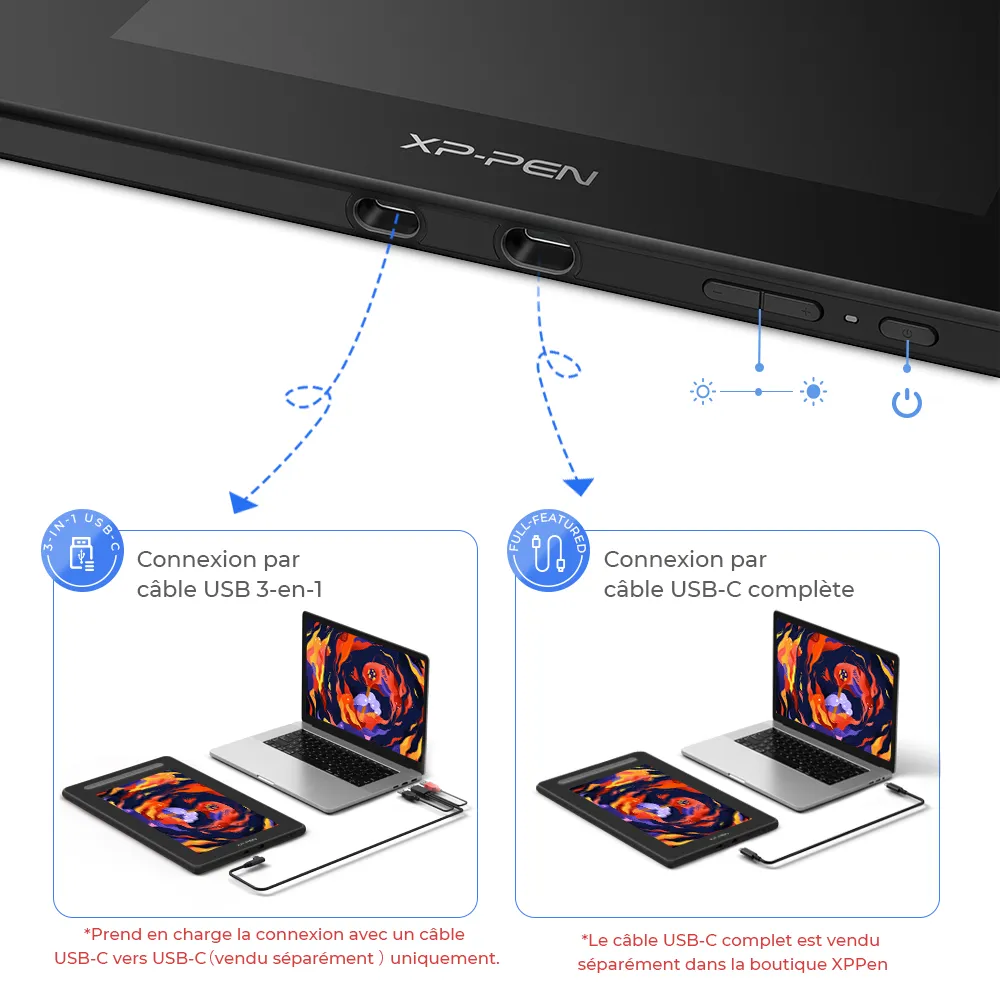 XPPEN Artist12 2nd/5080LPI/12"/Noir - Tablette graphique XPPEN - 4