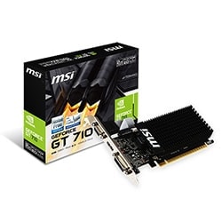 Grosbill Carte graphique MSI GT 710 2GD3H LP - GT710/2Go/HDMI/DVI