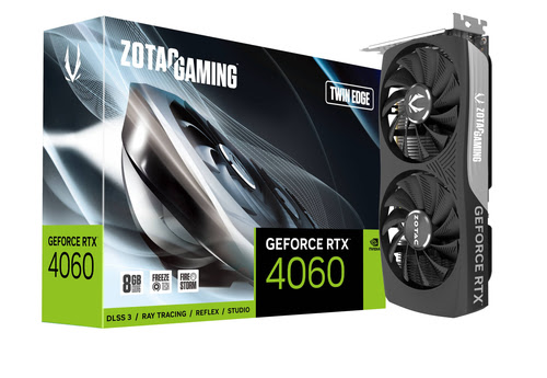 Grosbill Carte graphique ZOTAC Gaming GeForce RTX 4060 8GB Twin Edge#