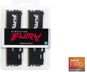 Kingston Fury Beast RGB 64Go (2x32Go) DDR5 5600 - Mémoire PC Kingston sur grosbill-pro.com - 1