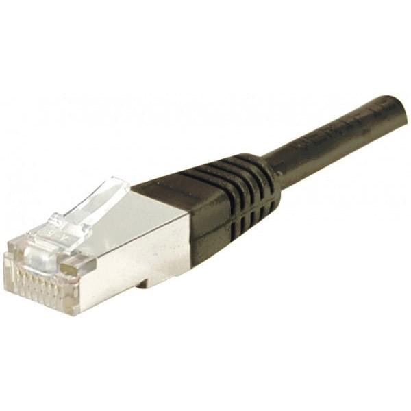 Câble Cat6 5m Noir - Connectique réseau - grosbill-pro.com - 0