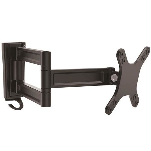 Wall Mount Monitor Arm - Dual Swivel - Achat / Vente sur grosbill-pro.com - 1