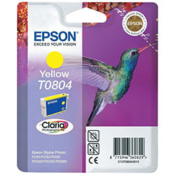 Grosbill Consommable imprimante Epson Cartouche Claria T0804 Jaune