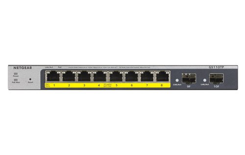 8P GE POE SMART MANAGED PRO SWITCH - Achat / Vente sur grosbill-pro.com - 1