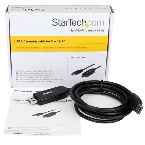 USB 3.0 Data Transfer Cable for Mac & PC - Achat / Vente sur grosbill-pro.com - 3