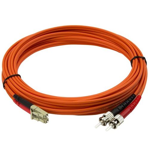 5m Multimode Fiber Patch Cable LC - ST - Achat / Vente sur grosbill-pro.com - 1