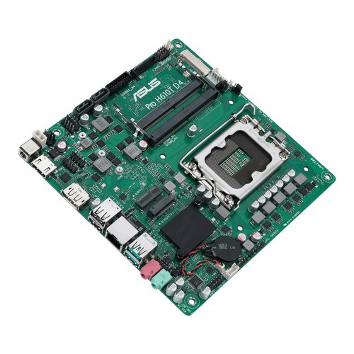 ASUS PRO H610T D4-CSM LGA1700 DDR4 1xHDMI 2.1 1xDP 1xPCIe 2xM.2 2xSATA 4xUSB Thin Mini ITX MB - Achat / Vente sur grosbill-pro.com - 4