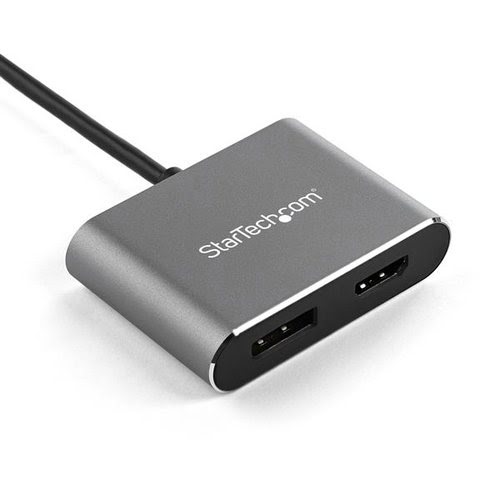 USB C Multiport Video Adapter to HDMI/DP - Achat / Vente sur grosbill-pro.com - 1