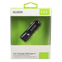 Chargeur allume-cigare USB / USB-C - 3,4 A - Noir - Accessoire téléphonie Grosbill Pro - 8