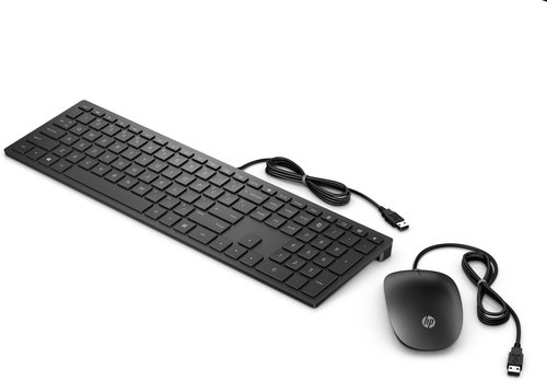 Clavier et souris filaires HP Pavilion 400 Noir - Achat / Vente sur grosbill-pro.com - 1