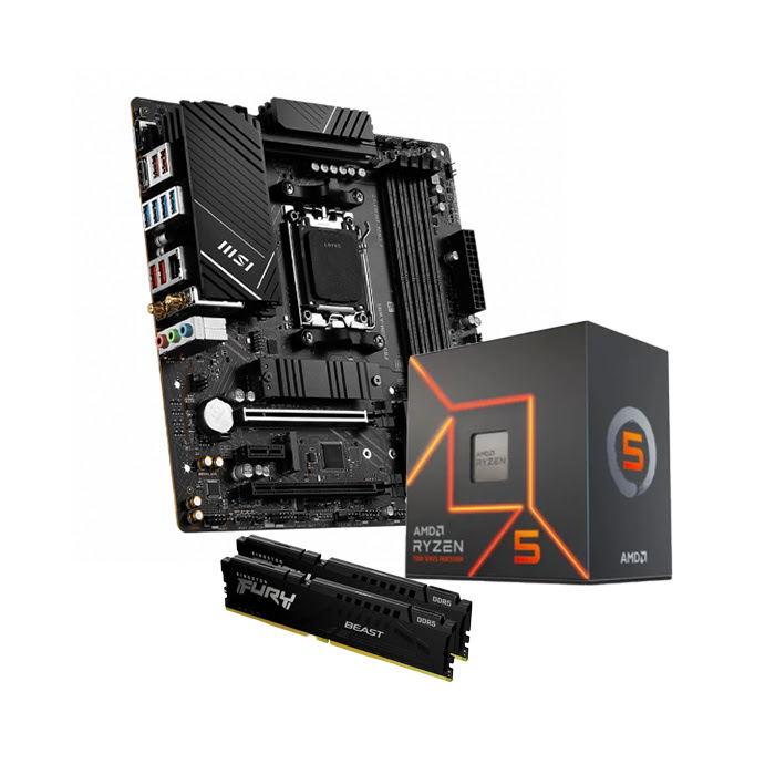 B650M-A WIFI + R5 7600 + Fury 2x8Go - grosbill-pro.com - 0