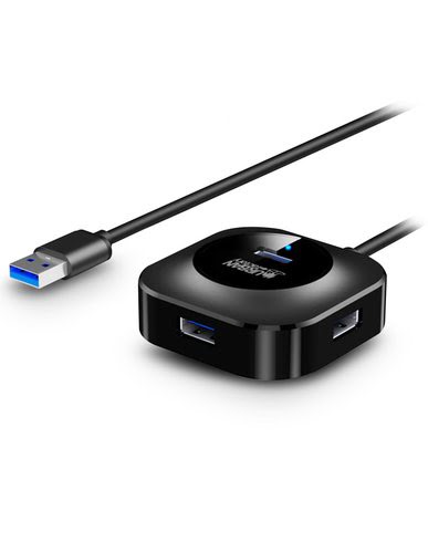 MINI USB 3.0 HUB 4 PORTS BLACK - Achat / Vente sur grosbill-pro.com - 3