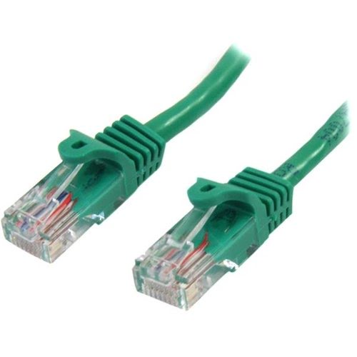5m Green Snagless Cat5e Patch Cable - Achat / Vente sur grosbill-pro.com - 0