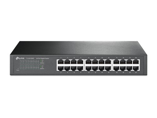 Grosbill Switch TP-Link TL-SG1024D - 24 (ports)/10/100/1000/Sans POE/Empilable/Non manageable