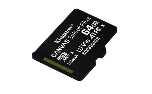64GB micSDXC 100R A1 C10 ADP - Achat / Vente sur grosbill-pro.com - 1