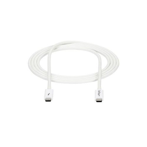 2m Thunderbolt 3 Cable 20Gbps - White - Achat / Vente sur grosbill-pro.com - 5