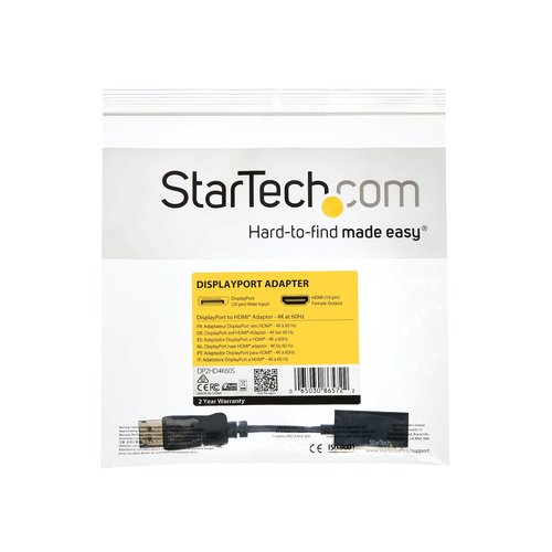 DisplayPort to HDMI Adapter - 4K 60Hz - Achat / Vente sur grosbill-pro.com - 6