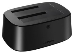 UGREEN USB 3.0 vers SATA/HDD/SSD/2.5"/3.5"/1m/Noir - Boîtier externe - 0