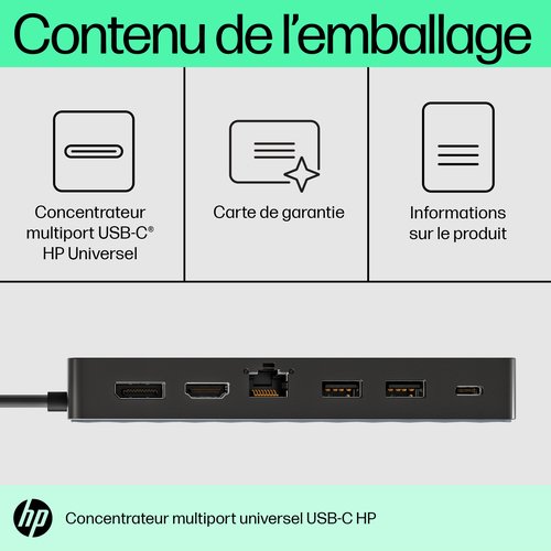 UNIV USB-C MULTIPORT HUB - Achat / Vente sur grosbill-pro.com - 10