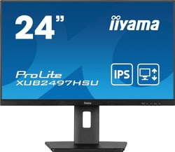 Grosbill Ecran PC Iiyama XUB2497HSU-B2 24" FHD/100Hz/IPS/1ms/Pivot