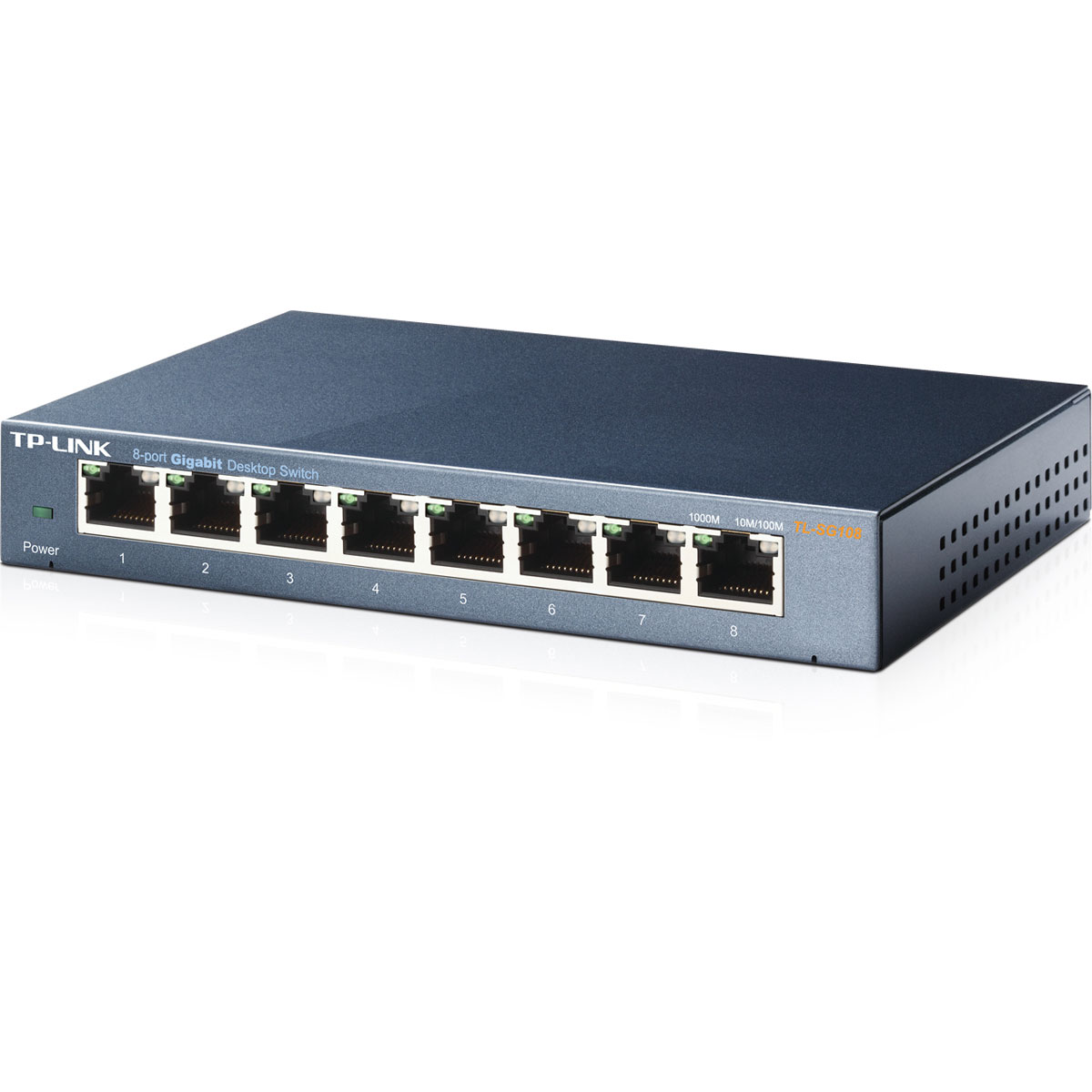 Switch TP-Link 8 ports 10/100/1000 - TL-SG108 - grosbill-pro.com - 2