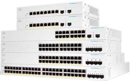 Grosbill Switch Cisco CBS220-48T-4X-EU - 48 (ports)/10/100/1000/Sans POE/Manageable/4