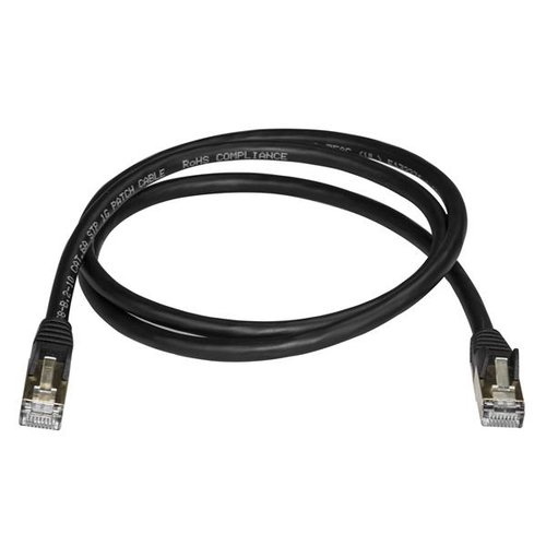 1m Black Cat6a Ethernet Cable - STP - Achat / Vente sur grosbill-pro.com - 1