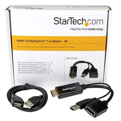 HDMI to DisplayPort Converter - Achat / Vente sur grosbill-pro.com - 5