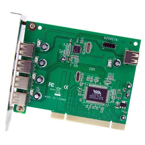 7 Port PCI USB Card Adapter - Achat / Vente sur grosbill-pro.com - 1