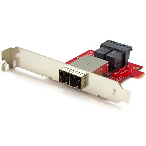 Mini-SAS Adapter - Dual SFF-8643 to 8644 - Achat / Vente sur grosbill-pro.com - 0