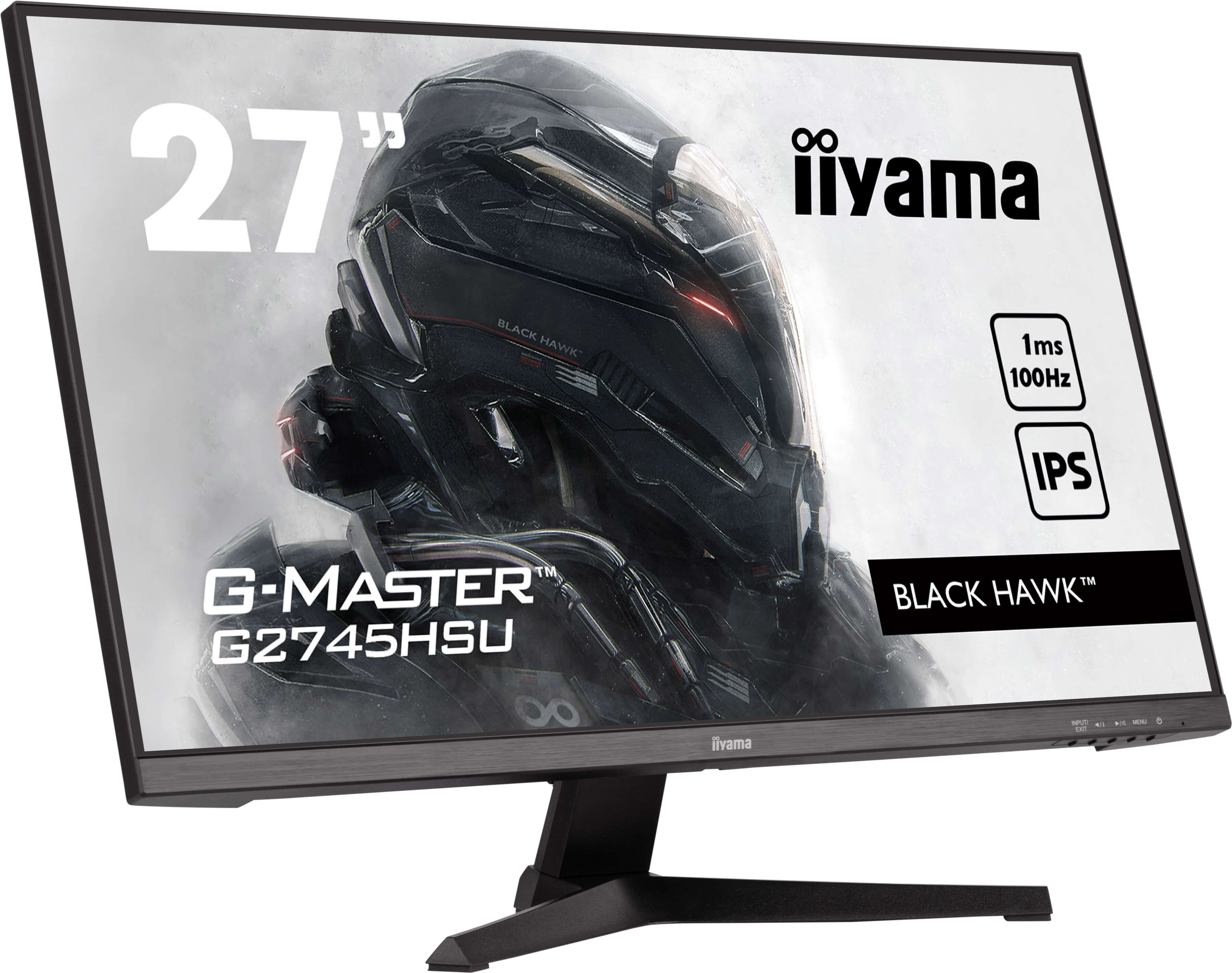 Iiyama 27"  G2745HSU-B2 - Ecran PC Iiyama - grosbill-pro.com - 3