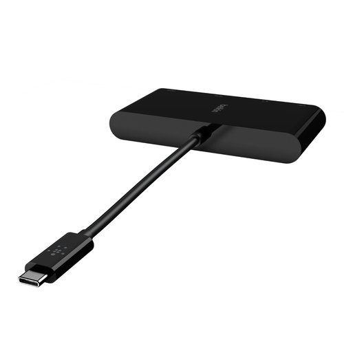Adaptateur USB-C HDMI VGA USB-A - Accessoire PC portable Belkin - 5