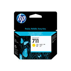Grosbill Consommable imprimante HP Cartouche Jaune 711 - CZ132A