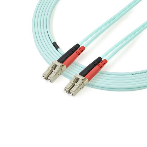 2m 10 Gb Aqua Fiber Patch Cable LC/LC - Achat / Vente sur grosbill-pro.com - 1