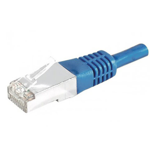 RJ45 Bleu Cat.6 S/FTP - 10m - Connectique réseau - grosbill-pro.com - 0