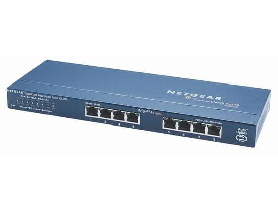 Switch Netgear 8 Ports 10/100/1000Mbps - GS108GE# - grosbill-pro.com - 0