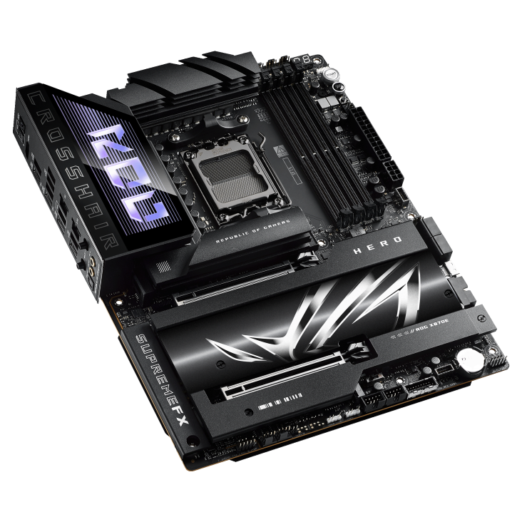 Asus ROG CROSSHAIR X870E HERO ATX  - Carte mère Asus - grosbill-pro.com - 3