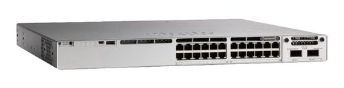Grosbill Switch Cisco Catalyst C9300-24UX-E - 24 (ports)/10 Gigabit/Avec POE/Empilable/Manageable