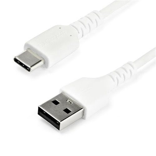 Cable White USB 2.0 to USB C Cable 1m - Achat / Vente sur grosbill-pro.com - 0