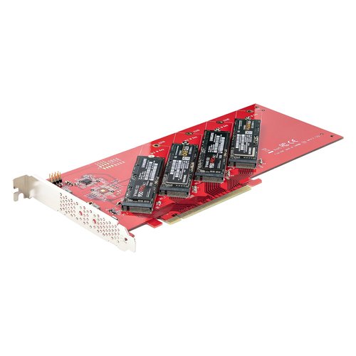QUAD M.2 PCIE SSD ADAPTER CARD - Achat / Vente sur grosbill-pro.com - 7