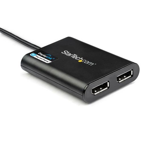 Adapter USB to Dual DisplayPort 4K 60Hz - Achat / Vente sur grosbill-pro.com - 1