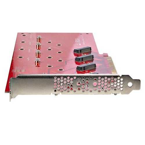 QUAD M.2 PCIE SSD ADAPTER CARD - Achat / Vente sur grosbill-pro.com - 2