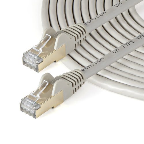 Cable - Grey CAT6a Ethernet Cable 10m - Achat / Vente sur grosbill-pro.com - 1