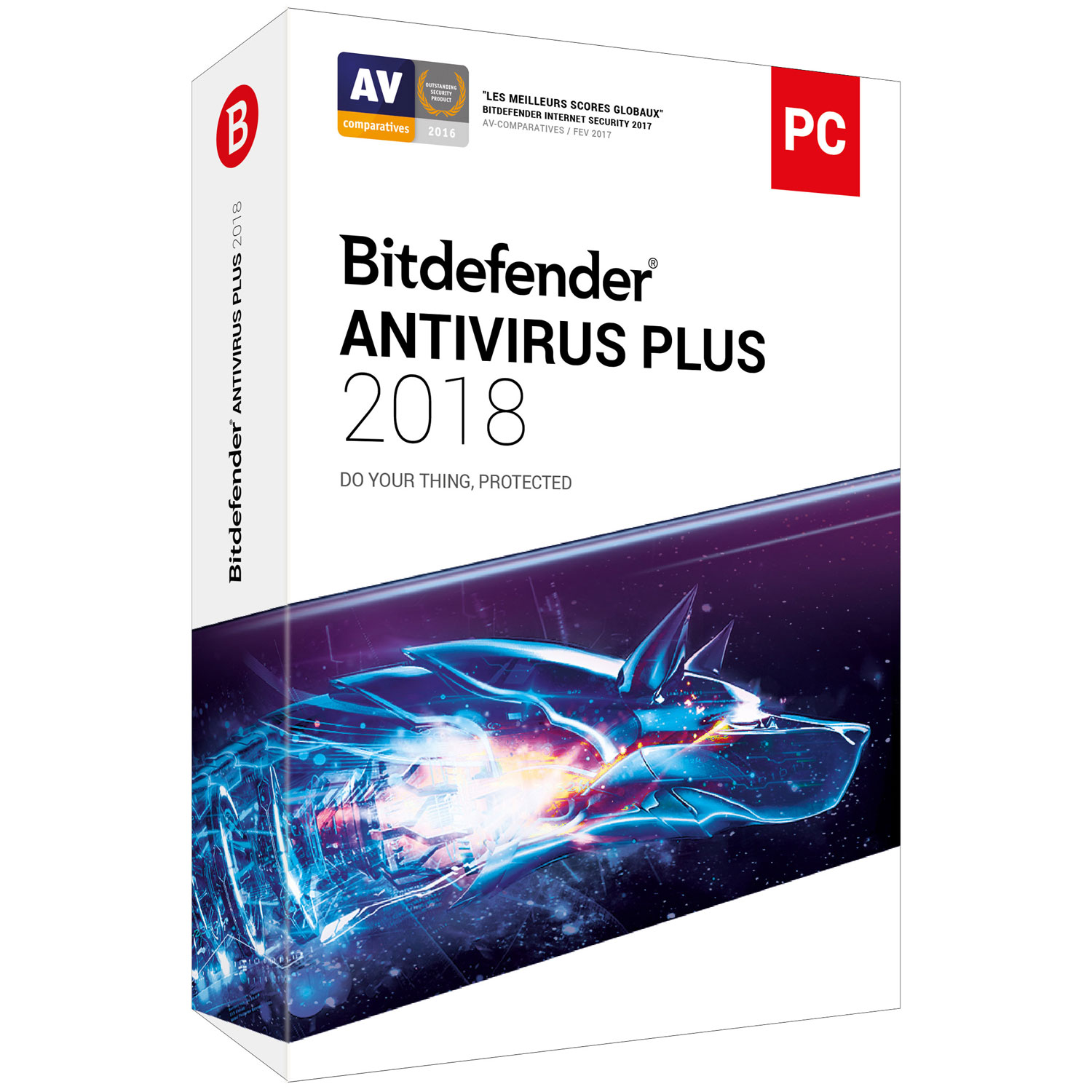Bitdefender Antivirus Plus 2018 - 1 An / 1 PC - Logiciel sécurité - 0